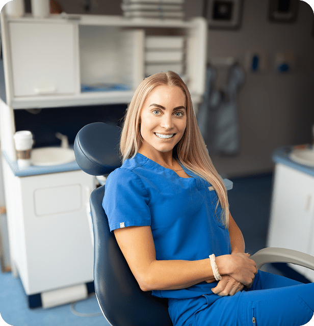 General Dentistry London Ontario - Dentist sitting in chair